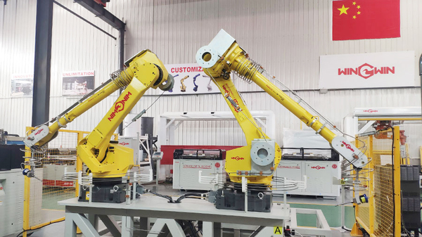 FANUC双机器人水切割工作站（站立式）